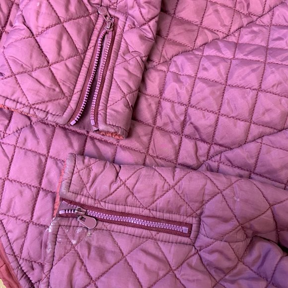 buffalo david bitton | Burgundy Quilted Jacket - Women Size Medium (M) - Picture 5 of 9